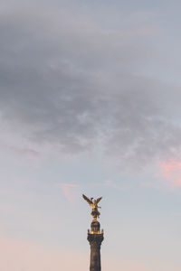 Low angle view of statue