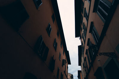 Low angle view of buildings in city