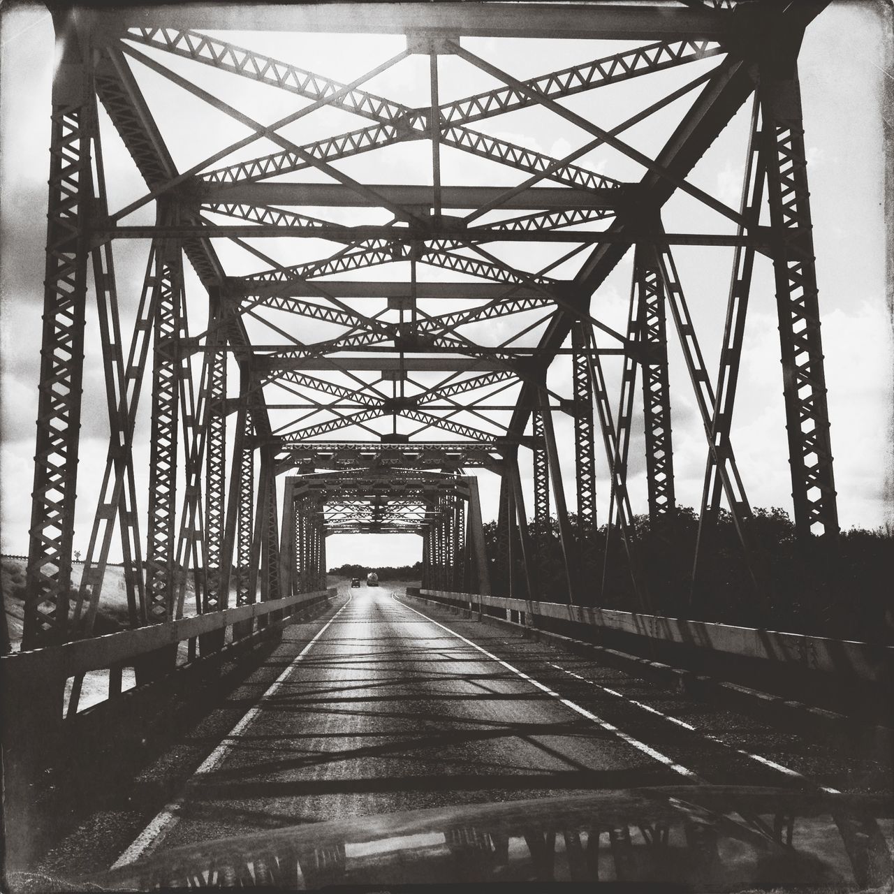 connection, bridge - man made structure, built structure, architecture, transportation, engineering, metal, diminishing perspective, the way forward, sky, metallic, railway bridge, bridge, railroad track, vanishing point, long, low angle view, rail transportation, outdoors, no people