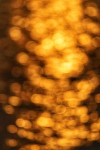 Defocused image of illuminated lights