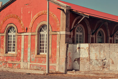 Exterior of old building