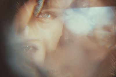 Close-up portrait of woman