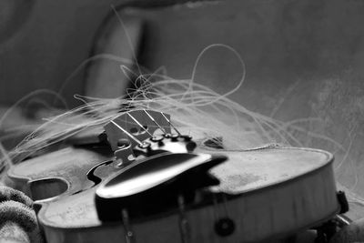 Close-up of guitar