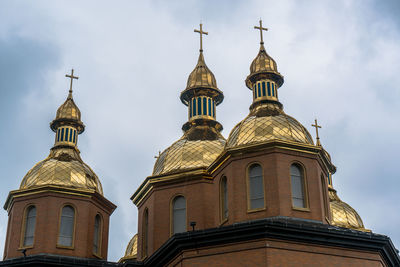 Low angle view of cathedral against sky