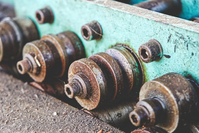 Close-up of rusty metal