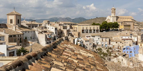 High angle view of a city