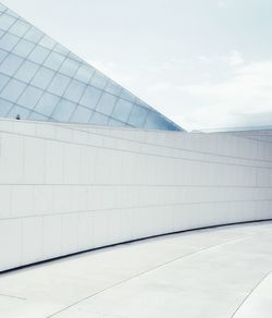 Cropped image of modern building against sky