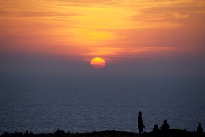 Scenic view of sky during sunset