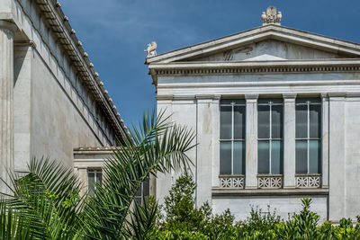 Low angle view of building against sky