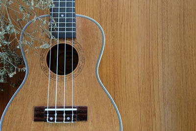 Close-up of guitar