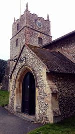 Low angle view of church