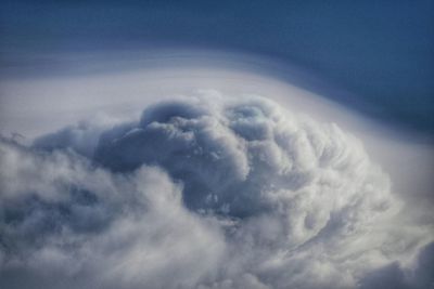 Low angle view of cloudy sky