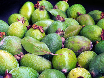 Full frame shot of fruits in market