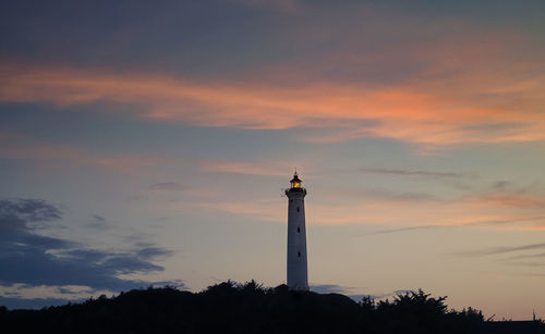 Low angle view of lighthouse