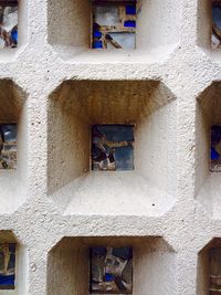 Full frame shot of built structure