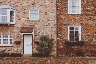 Masonry house facade 