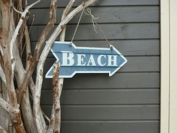 Low angle view of sign board
