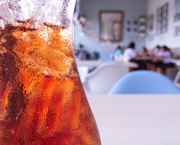 Detail shot of drink