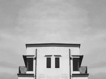 Low angle view of building against sky