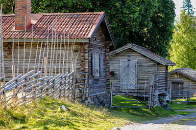 House on field