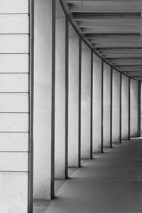 Empty corridor of building