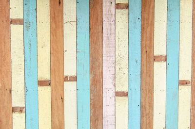 Full frame shot of wooden fence