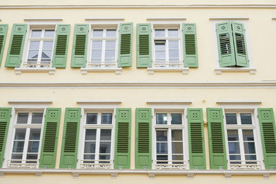 Low angle view of residential building