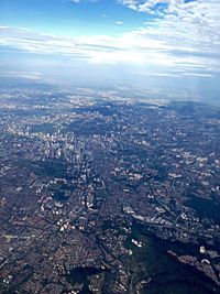 Aerial view of cityscape