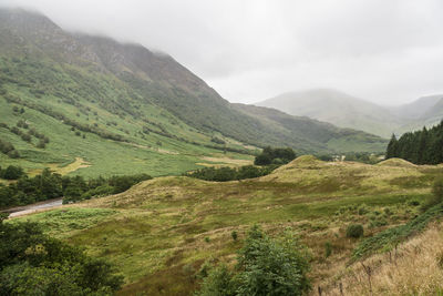 Scenic view of landscape against sky