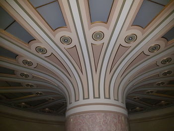 Low angle view of ceiling