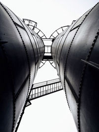 Low angle view of bridge against sky