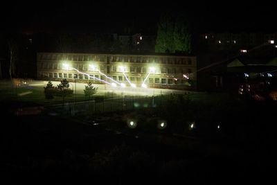 City street at night