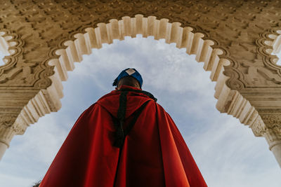 Low angle view of a temple