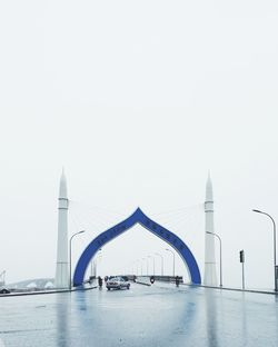 Sinamale bridge against clear sky