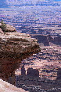 Rock formations in water