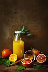 Fruits and vegetables on table