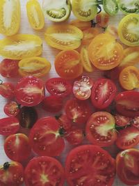 Full frame shot of fruits