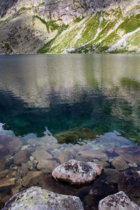 Scenic view of lake