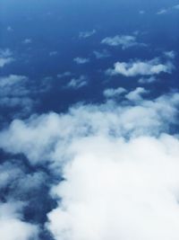 Low angle view of clouds in sky