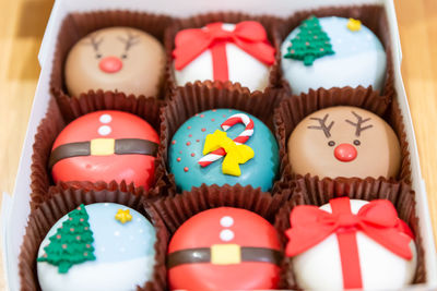 Close-up of cupcakes