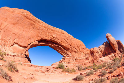 View of rock formation