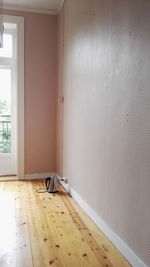 View of hardwood floor at home