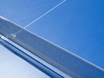 Swimming pool against blue sky