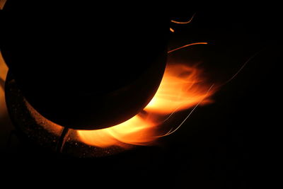 Close-up of sky at night