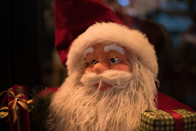 Close-up of santa claus