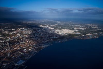 Aerial view of cityscape