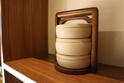 Lunch box on table