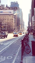 Traffic on city street