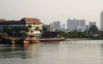 River with buildings in background