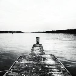 Pier in sea